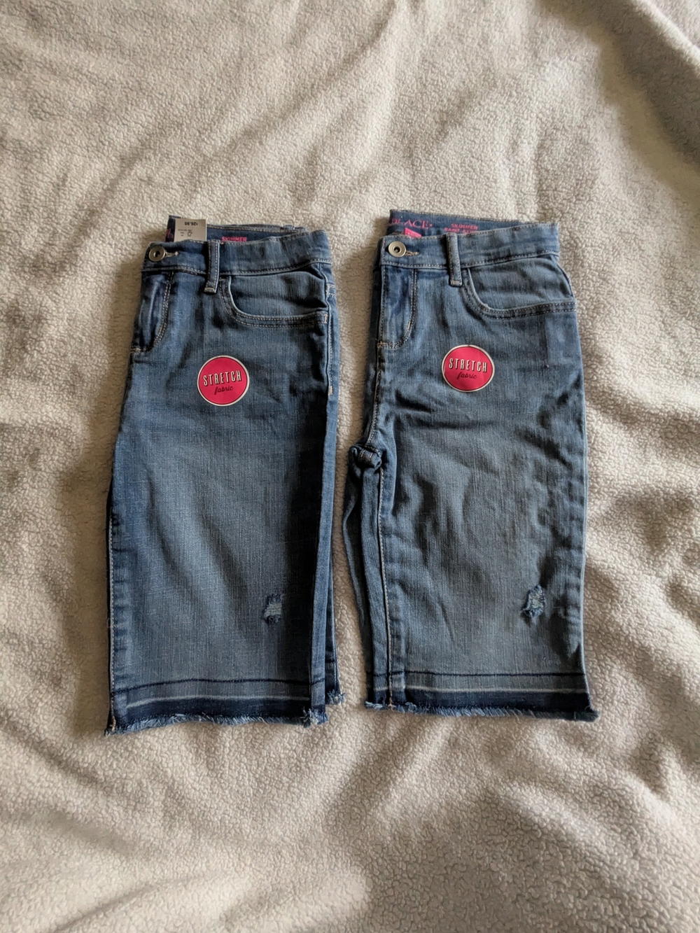 Children's Place Jean Skimmer Shorts Size 10 Lot Of 2